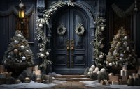 novyi-god-rozhdestvo-ii-art-neiroset-dveri-vorota-zima-sneg
